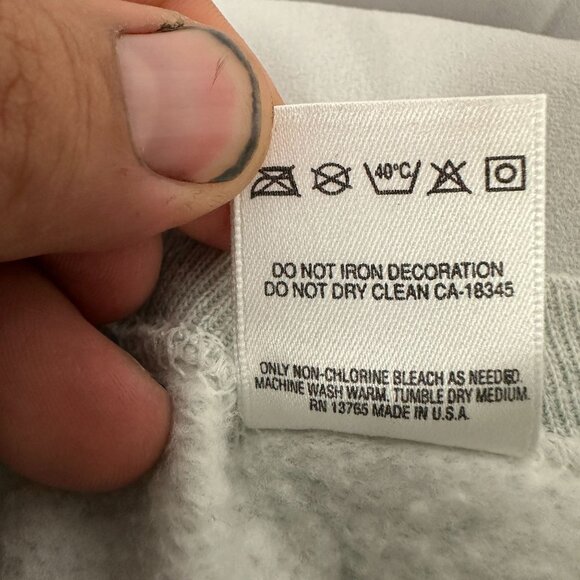 Fruit Of The Loom Vintage Heart Of The Country Sweatshirt Size L USA - Picture 5 of 5